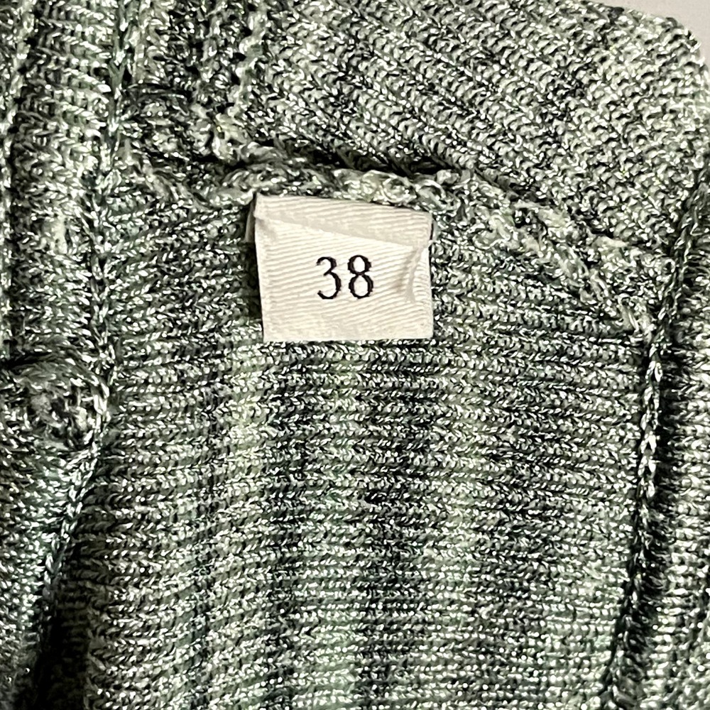 Sandro Sage Green Knit Midi Dress - Picture 8 of 10